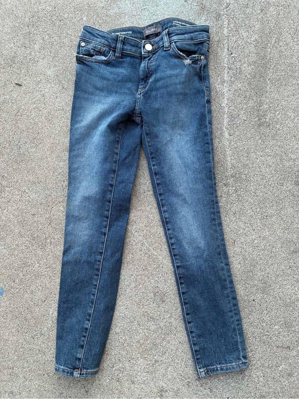 DL1961 Kids Harper boyfriend straight Slim Stretch Jeans